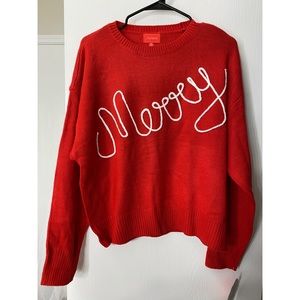 NWOT JOYLAND Merry Christmas / holiday sweater